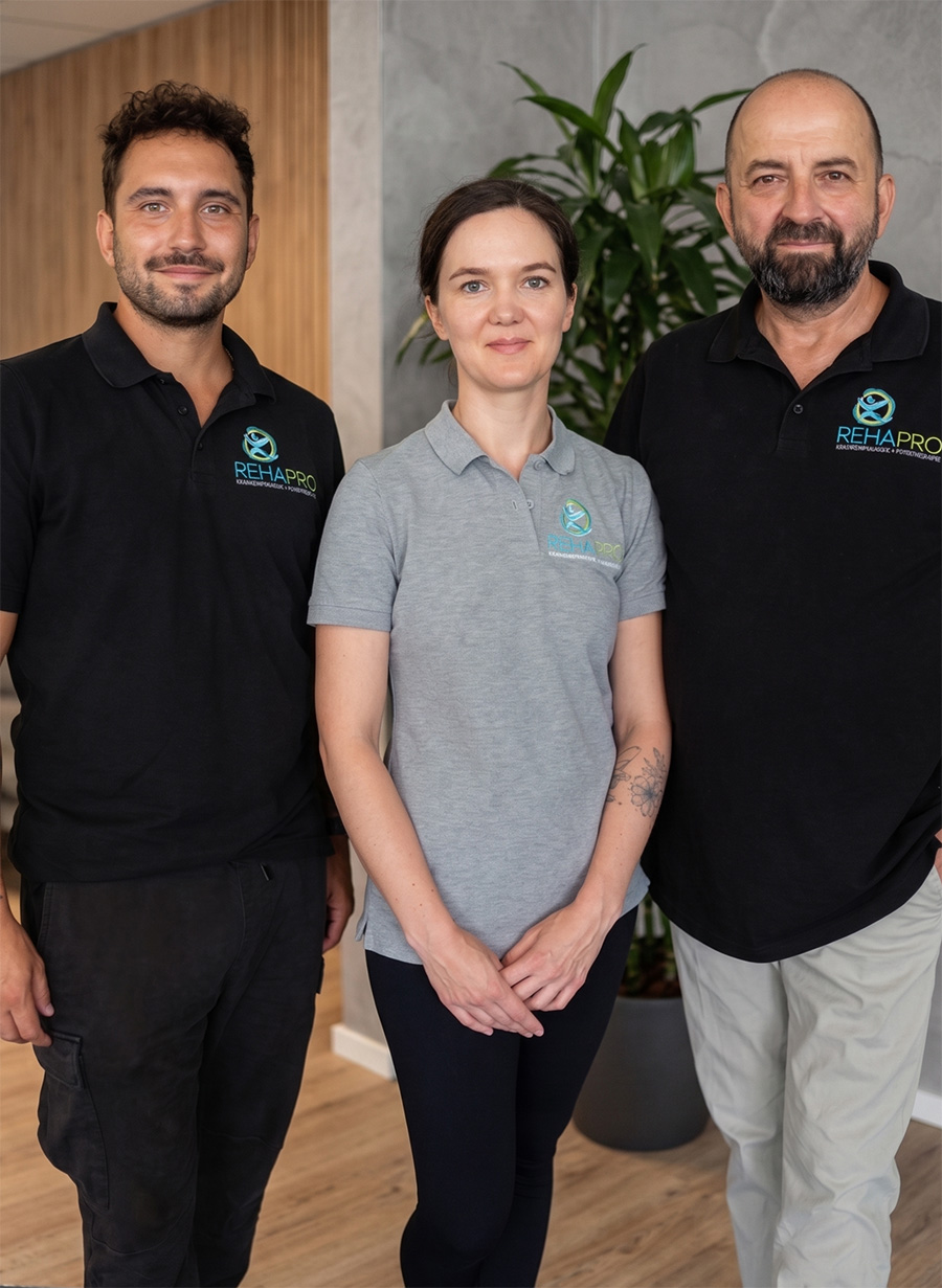 Team der Physiotherapiepraxis RehaPro in Neu-Ulm